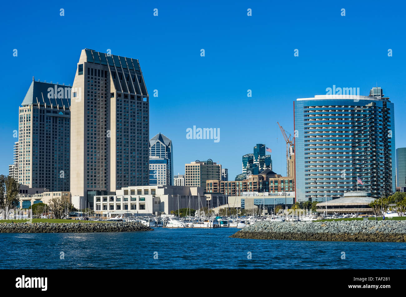 Stati Uniti, California, San Diego, Skyline Foto Stock