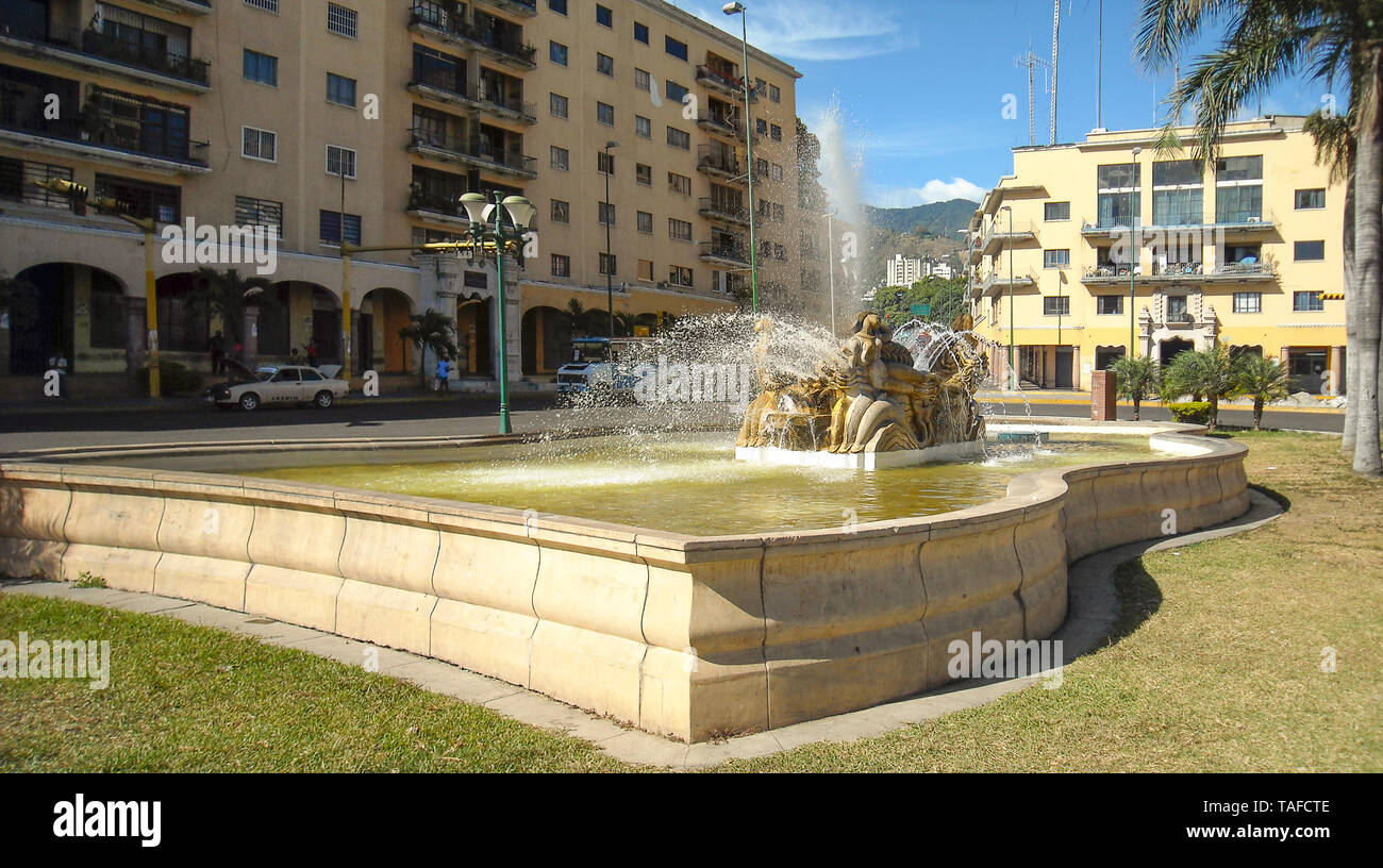 Caracas, Venezuela. 17/07/2017 : O'leary Square Plaza O'Leary, El silencio, Foto Stock