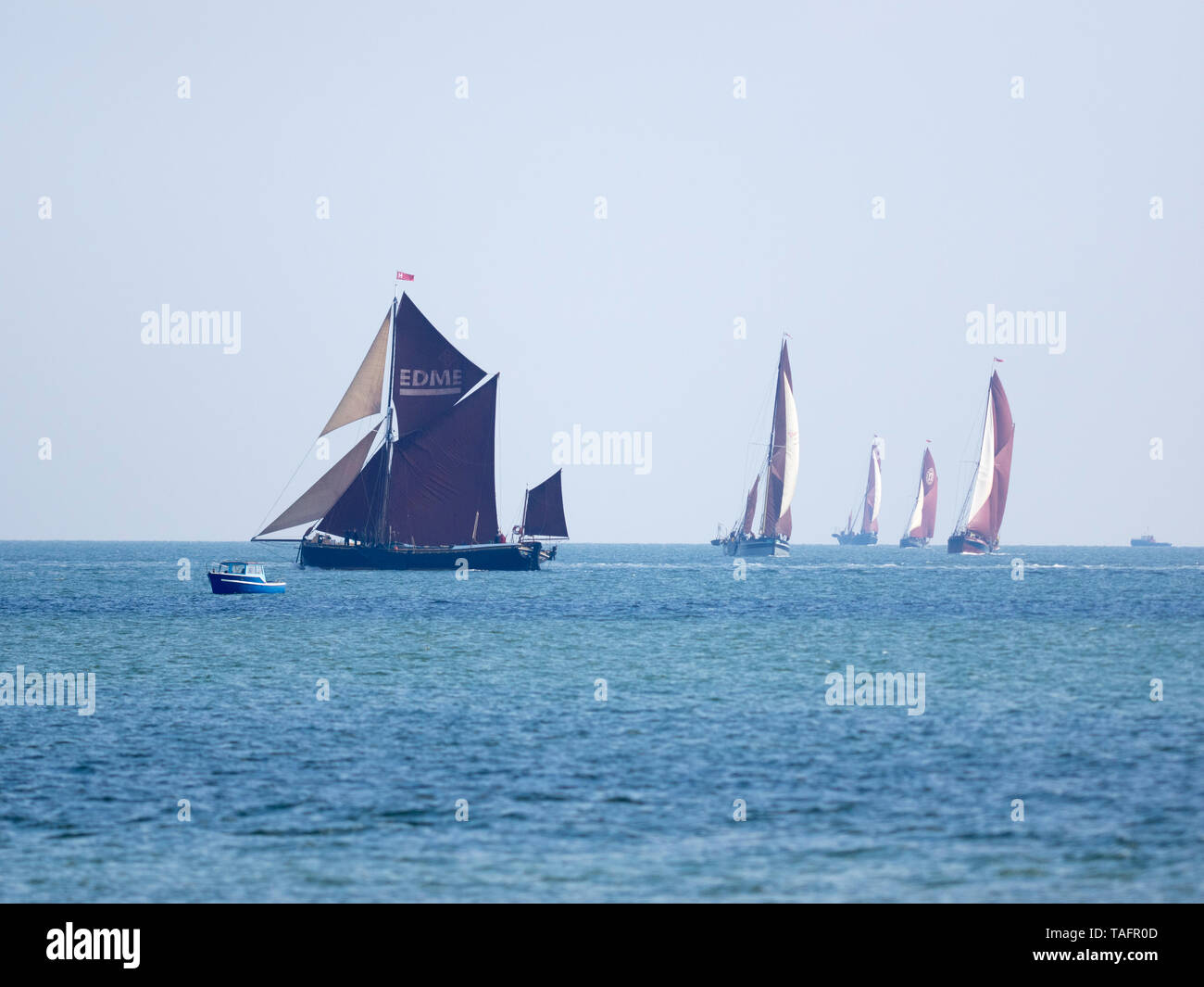 Sheerness, Kent, Regno Unito. 25 Maggio, 2019. Foto da 111/ 2019 Medway chiatta corrispondono a vela. Credito: James Bell/Alamy Live News Foto Stock