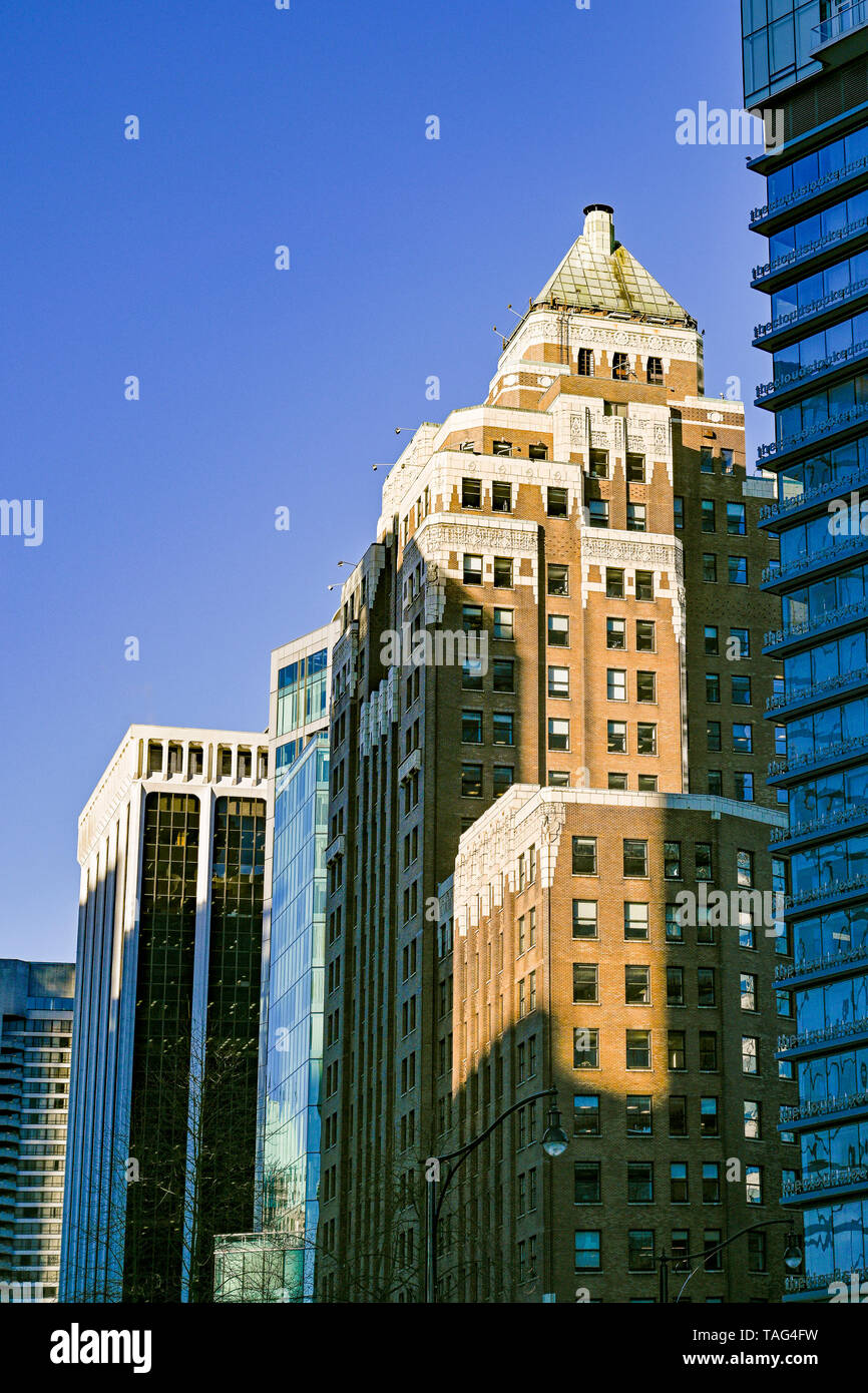 Palazzo Marino, Vancouver, British Columbia, Canada Foto Stock