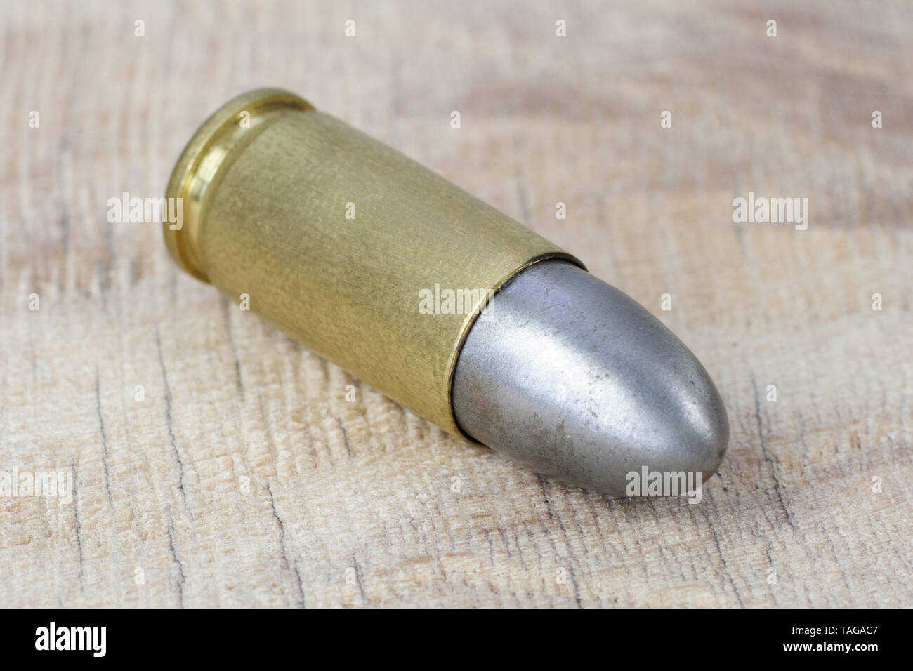 9x19mm Parabellum una cartuccia di arma da fuoco che è stato progettato da Georg Luger e introdotto nel 1902 dalle armi tedesche fabbricante Deutsche Waffen und Foto Stock