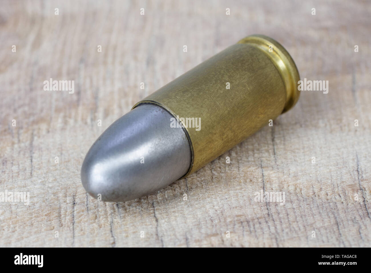 9x19mm Parabellum una cartuccia di arma da fuoco che è stato progettato da Georg Luger e introdotto nel 1902 dalle armi tedesche fabbricante Deutsche Waffen und Foto Stock