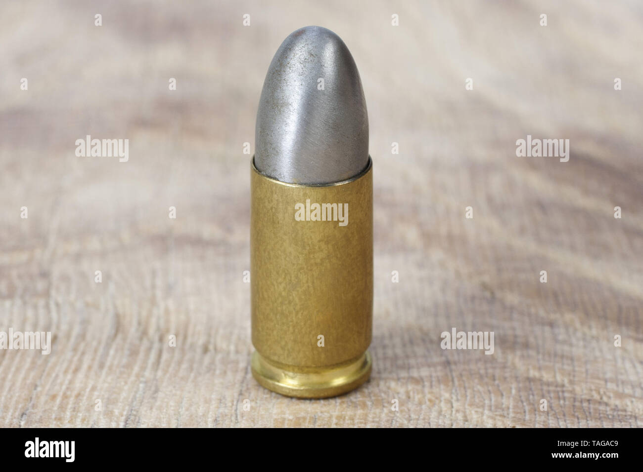 9x19mm Parabellum una cartuccia di arma da fuoco che è stato progettato da Georg Luger e introdotto nel 1902 dalle armi tedesche fabbricante Deutsche Waffen und Foto Stock