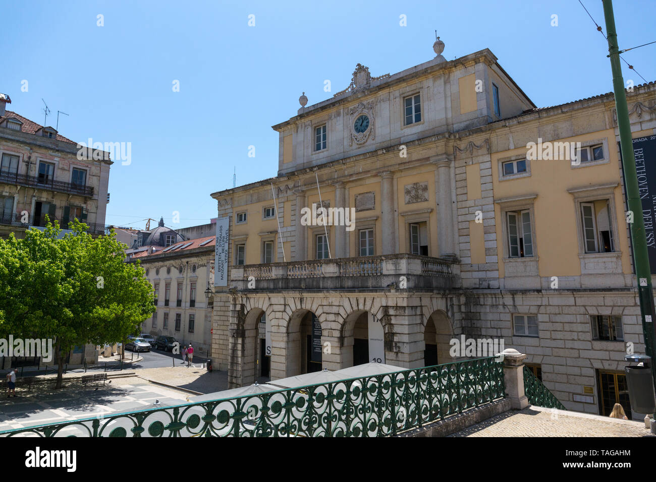 Teatro nazionale di São Carlos Foto Stock