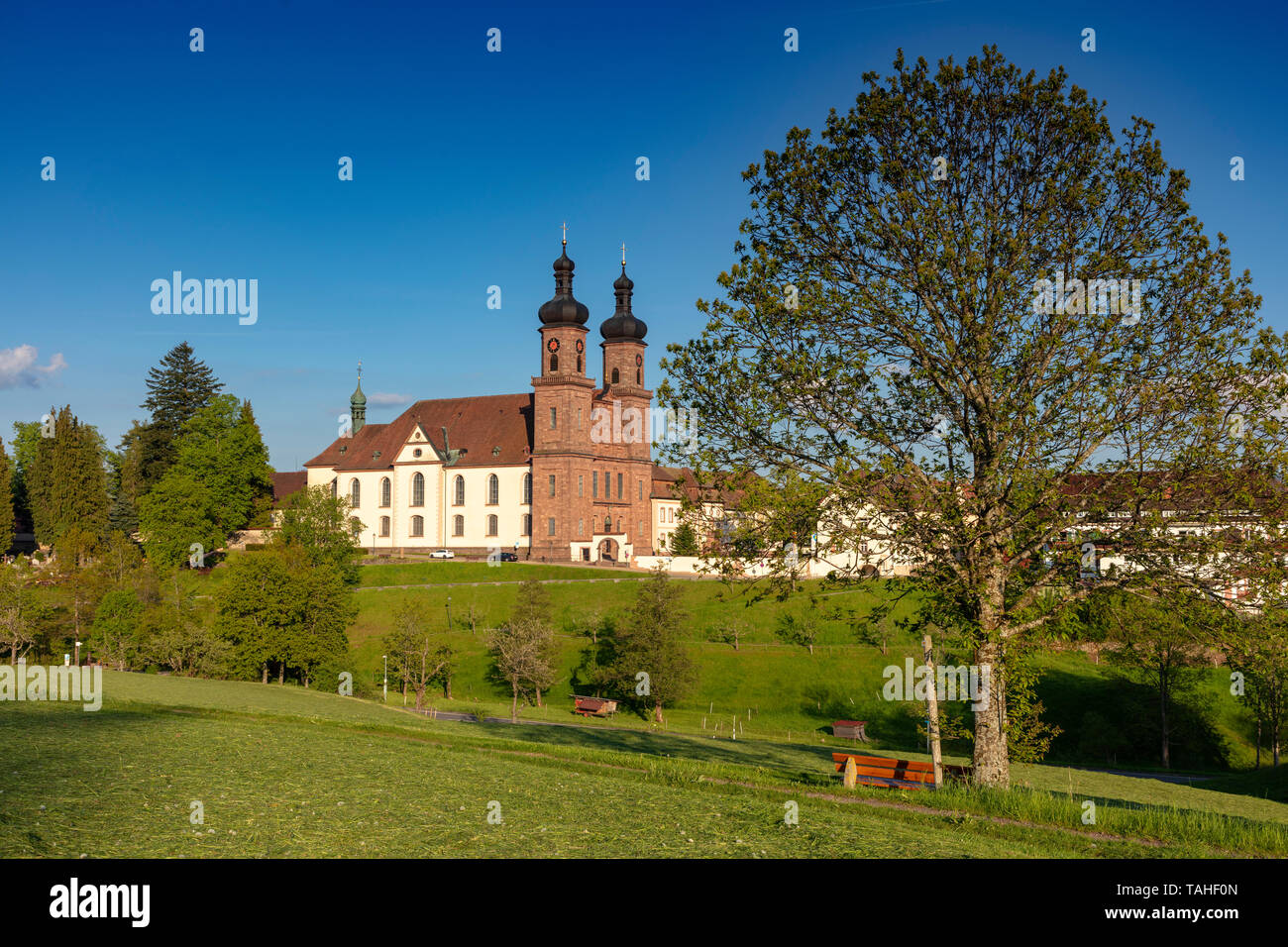 Il monasty di San Pietro in Schwarzwald, Germania Foto Stock