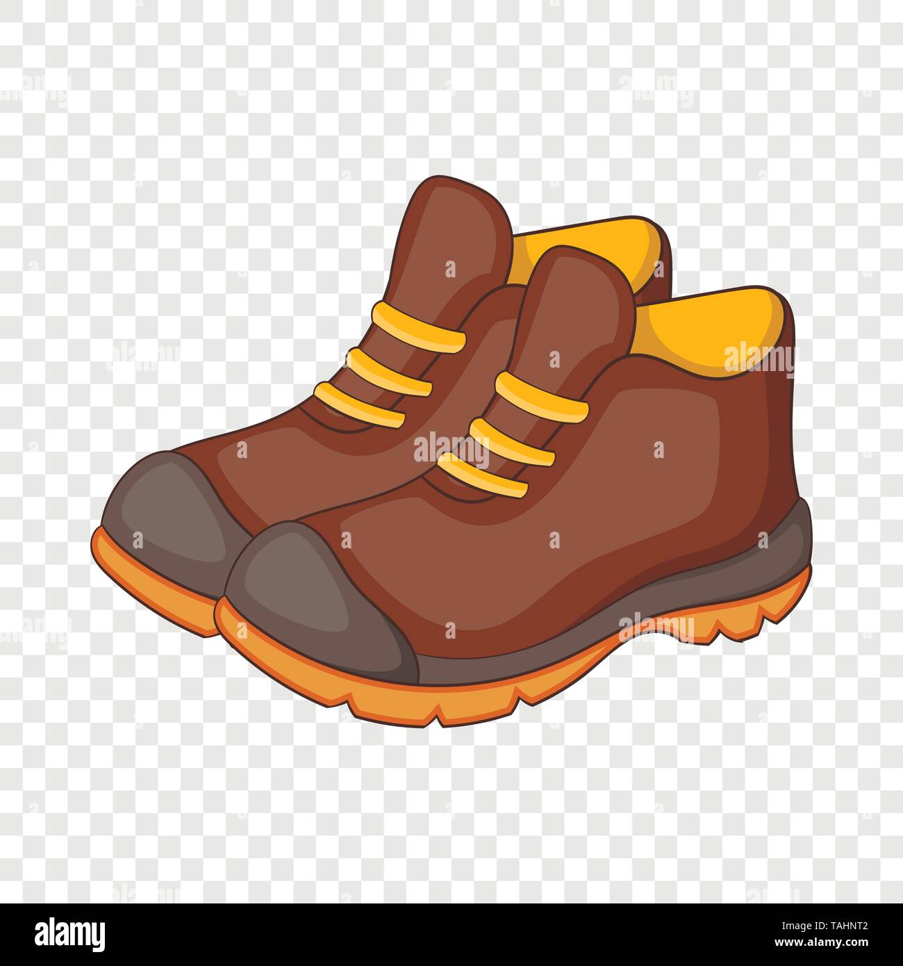 Scarpe da trekking icona, stile cartoon Immagine e Vettoriale - Alamy