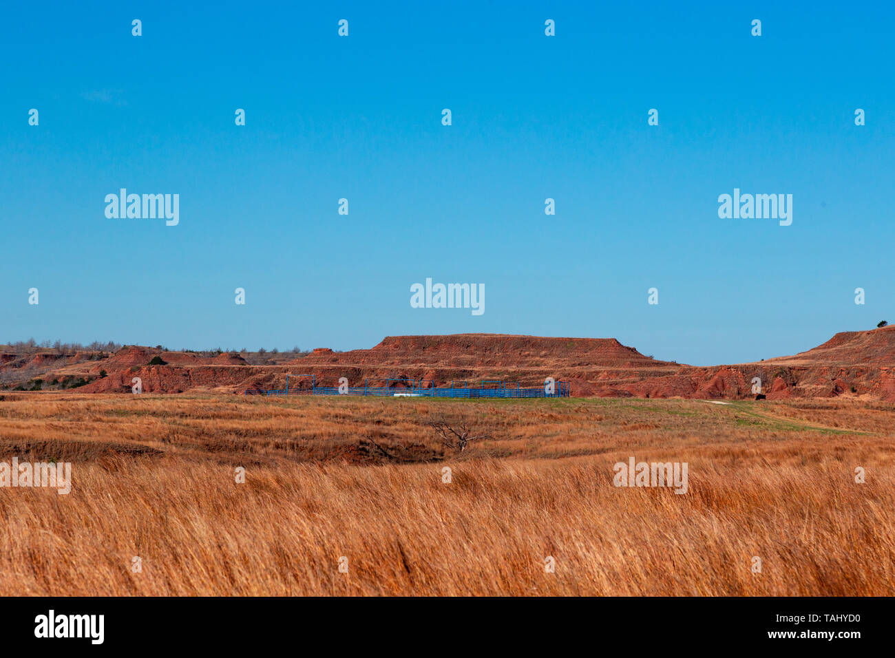 Gesso rosso Colline Foto Stock