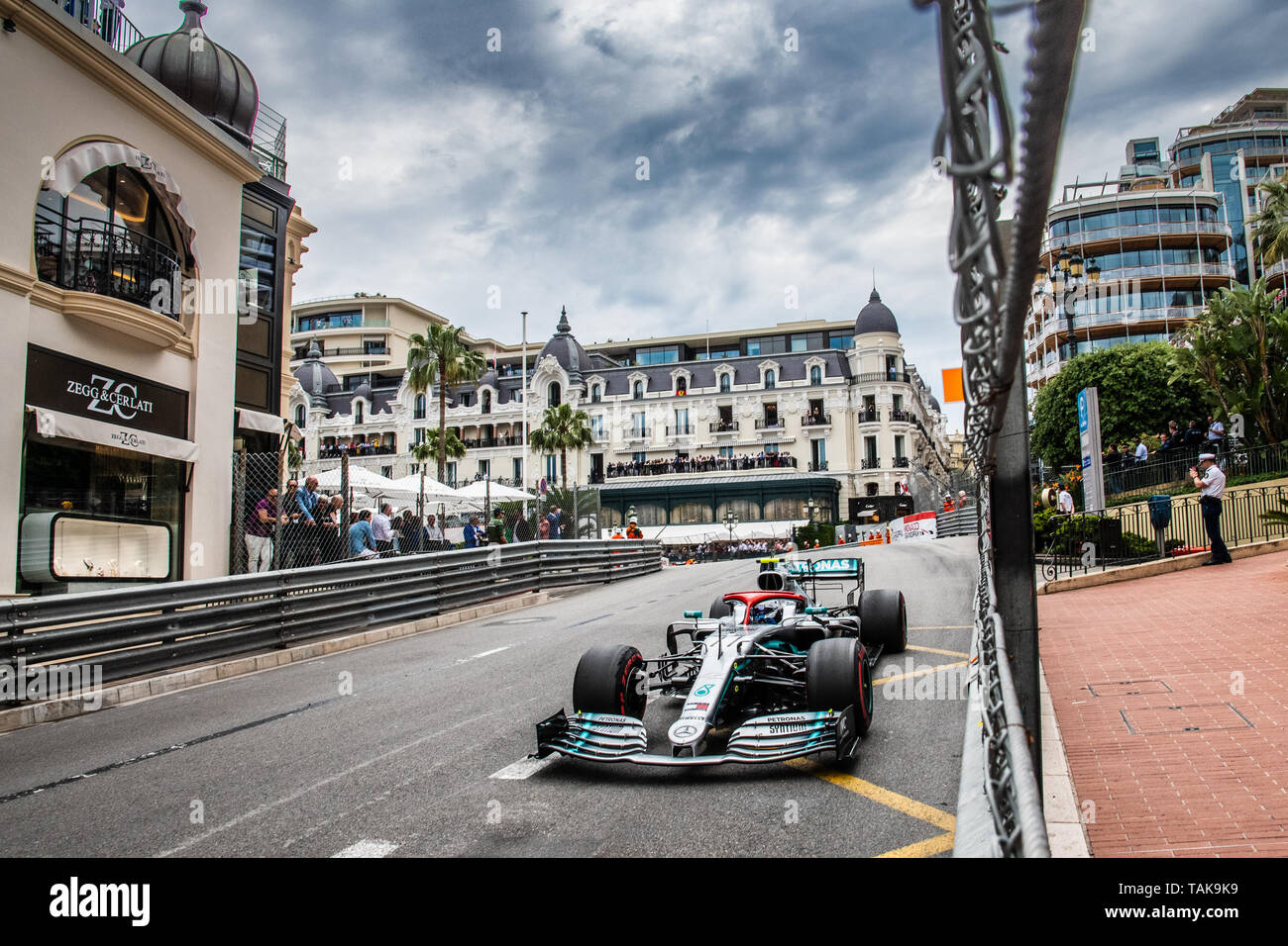 Monte Carlo/Monaco - 26/05/2019 - #77 Valtteri Bottas (FIN, Mercedes, W10) durante la F1 GP di Monaco Foto Stock