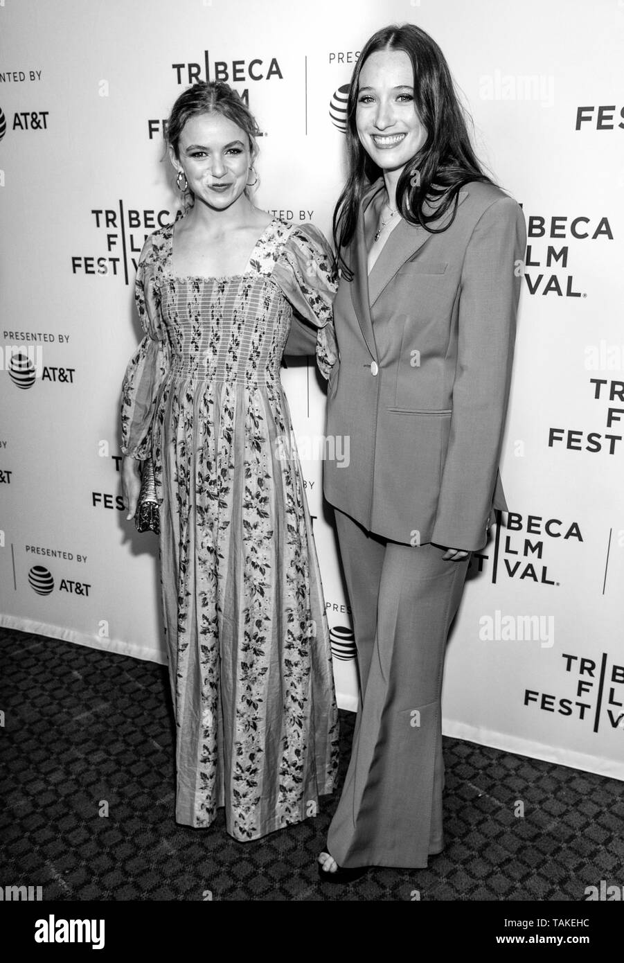 New York, NY - Aprile 26, 2019: Morgan Saylor e Sophie Lowe frequentare il 'colpo l uomo all' screening durante il 2019 Tribeca Film Festival presso la SVA Foto Stock