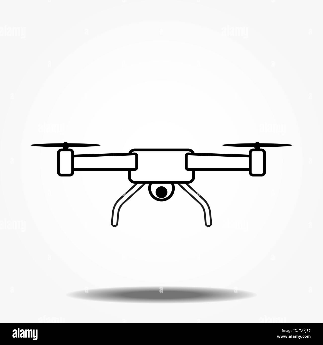 Antenna fuco icona fotocamera graphic design logo immagine eps10 Illustrazione Vettoriale