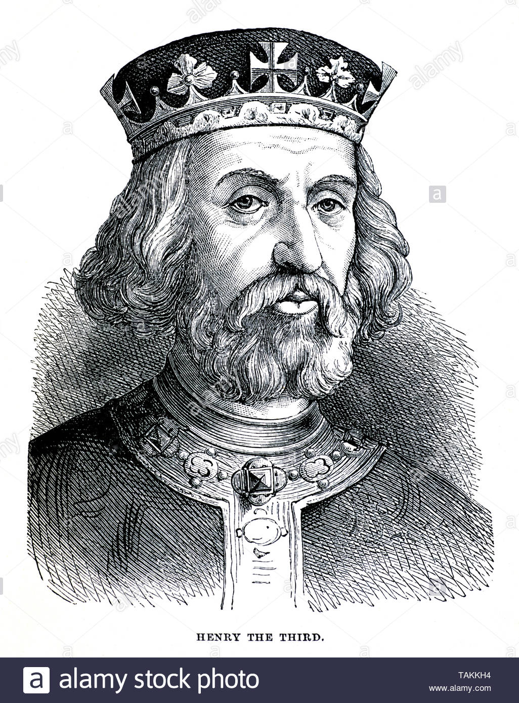 Enrico III, 1207 - 1272, sono stato re d'Inghilterra, dal 1216 fino alla sua morte Foto Stock
