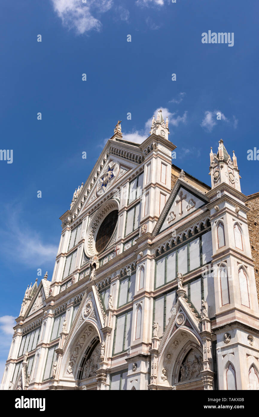 Dettaglio della Santa Croce di Firenze Foto Stock