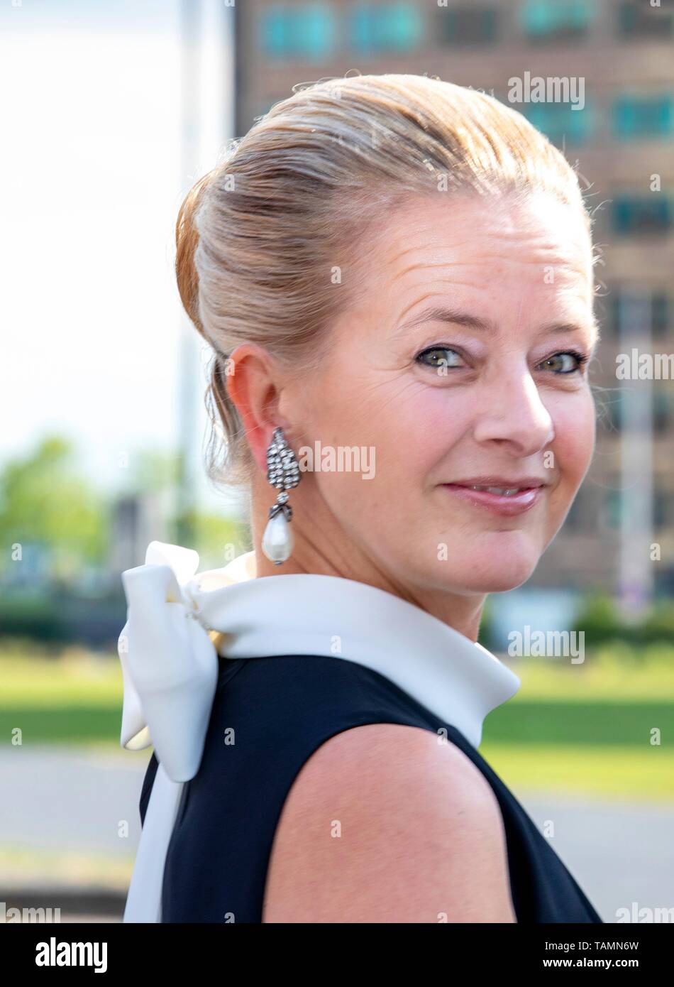 Amsterdam, Paesi Bassi. 25 Maggio, 2019. La principessa Mabel di Orange-Nassau a AFAS Live in Amsterdam, il 25 maggio 2019, a frequentare il AmsterdamDiner, un grande beneficio a cena dove i proventi vanno alla lotta contro l' AIDS Credito: Albert Nieboer/Paesi Bassi OUT/point de vue OUT |/dpa/Alamy Live News Foto Stock