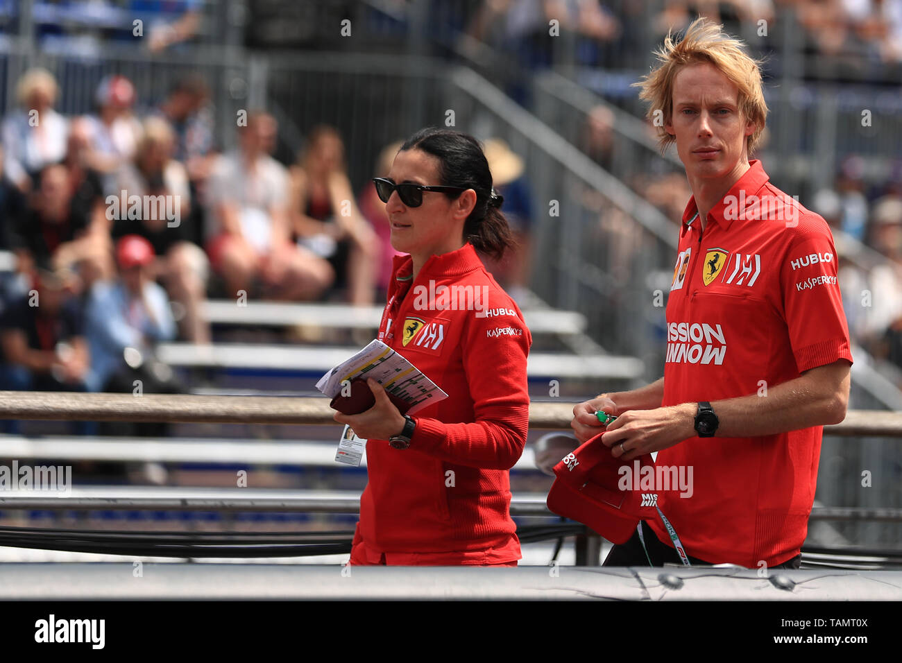 Monte Carlo, Monaco. 25 Maggio, 2019. F1 Grand Prix di Monte Carlo, giornata di qualificazione; Brendon Hartley Credito: Azione Sport Plus/Alamy Live News Foto Stock