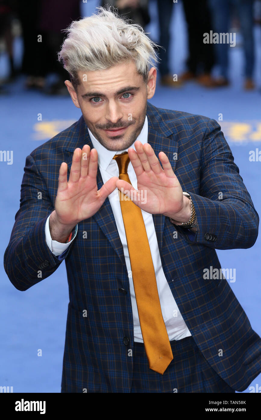 La premiere europeo di "Estremamente malvagi, incredibilmente male e Vile' tenuto presso il Curzon Mayfair - Arrivi con : Zac Efron dove: Londra, Regno Unito quando: 24 Apr 2019 Credit: Mario Mitsis/WENN.com Foto Stock