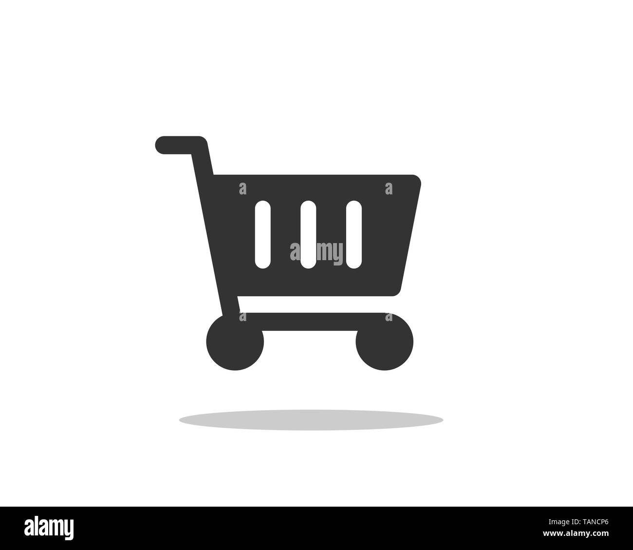 Icona del carrello vettore Illustrazione Vettoriale