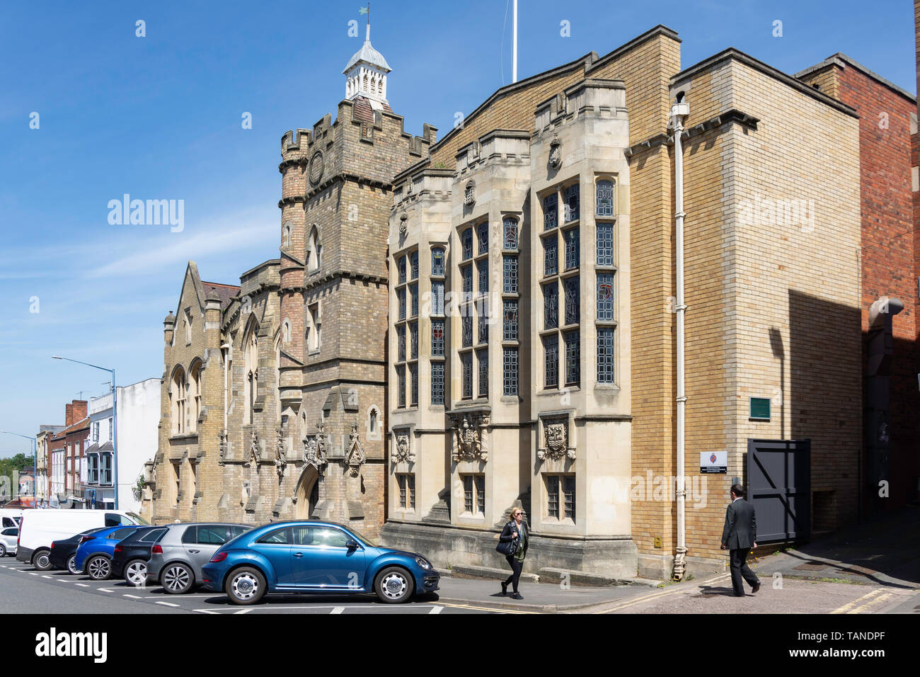 Il re Edoardo VI College, inferiore High Street, Stourbridge, West Midlands, England, Regno Unito Foto Stock