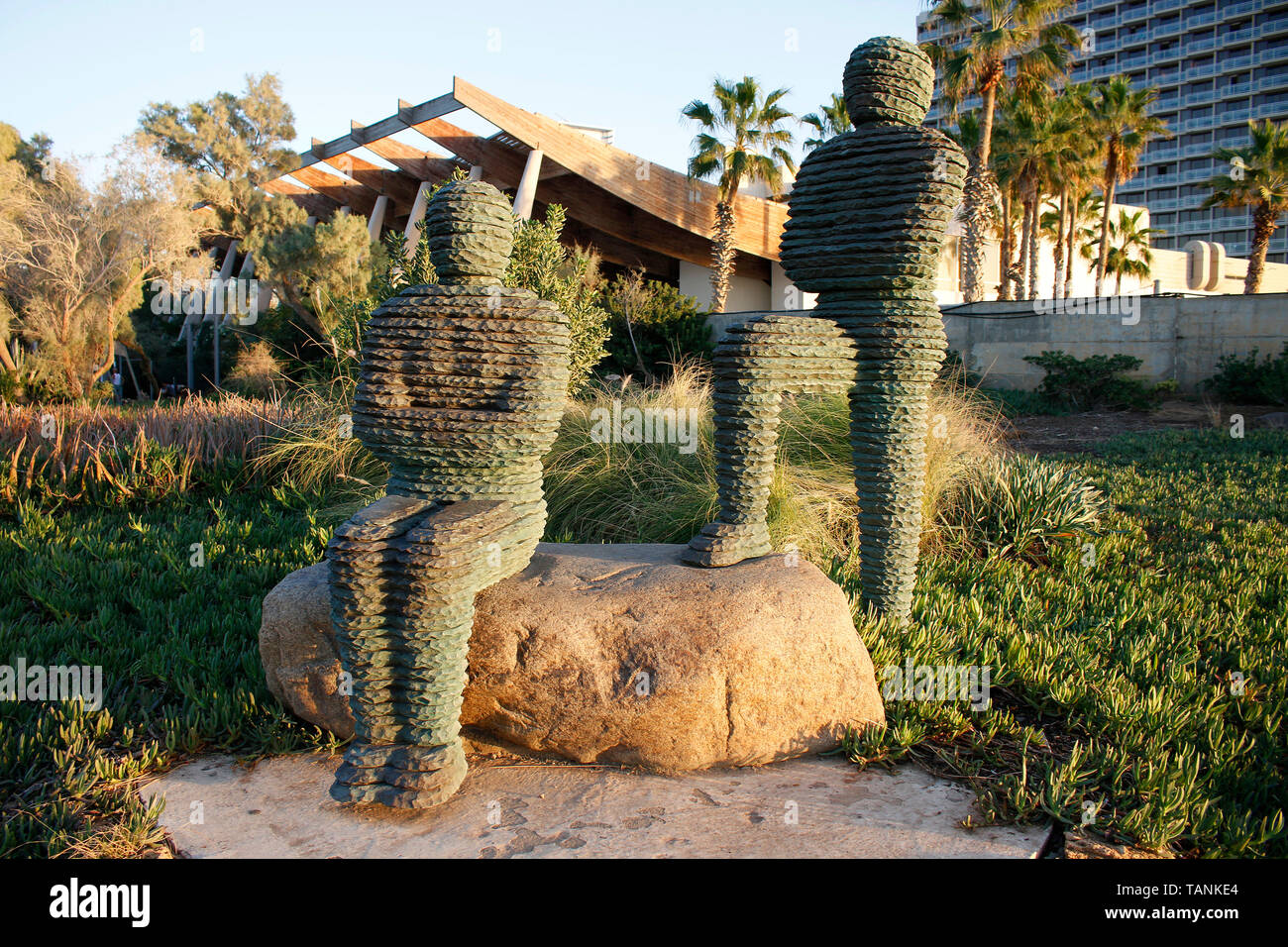 Skulpturen: Asa re di Giuda e il re Yehoshafat, Parco Indipendenza, Tel Aviv, Israele (nur fuer redaktionelle Verwendung. Keine Werbung. Referenzdate Foto Stock