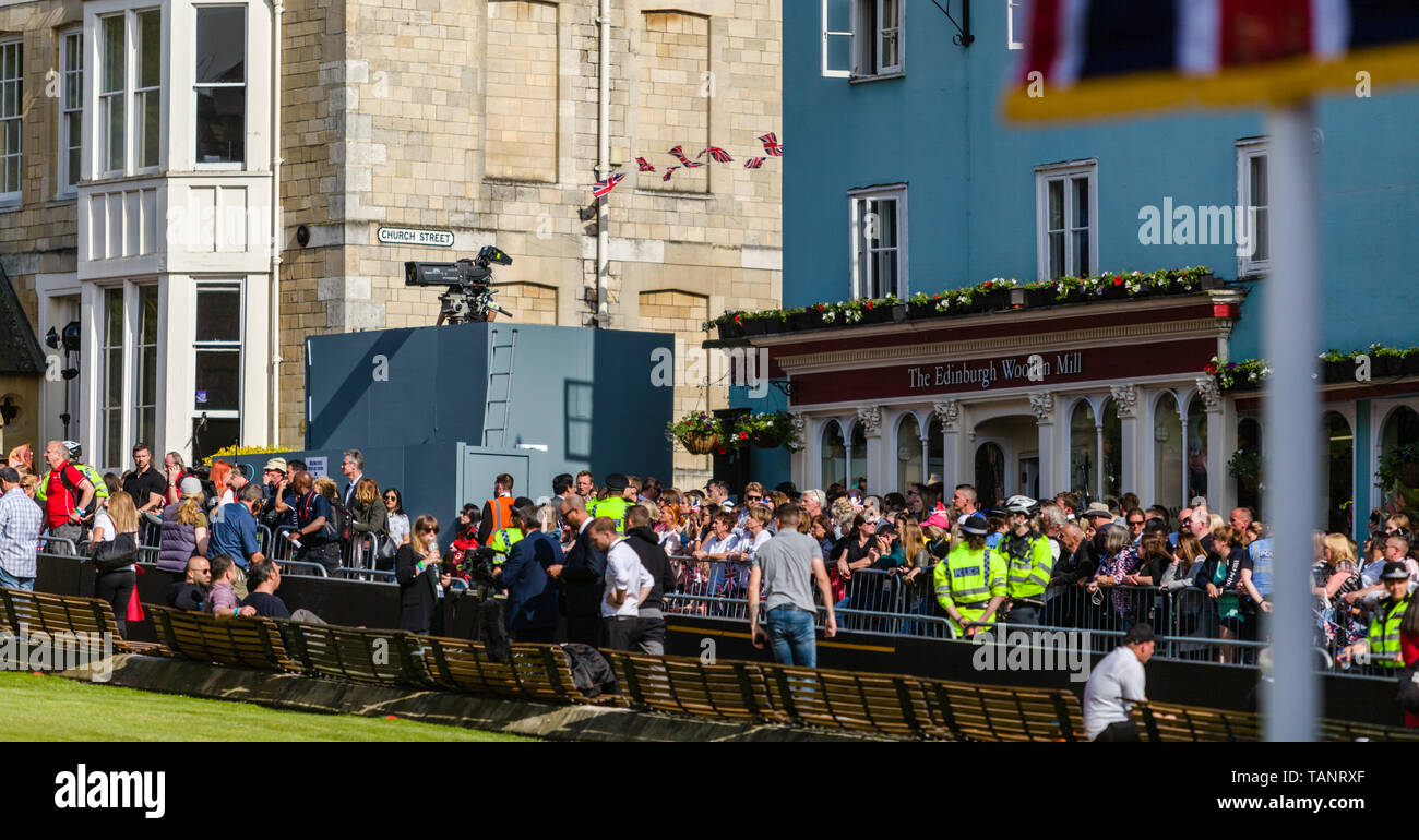 Il giorno prima del matrimonio del principe Harry e Meghan Markle Foto Stock