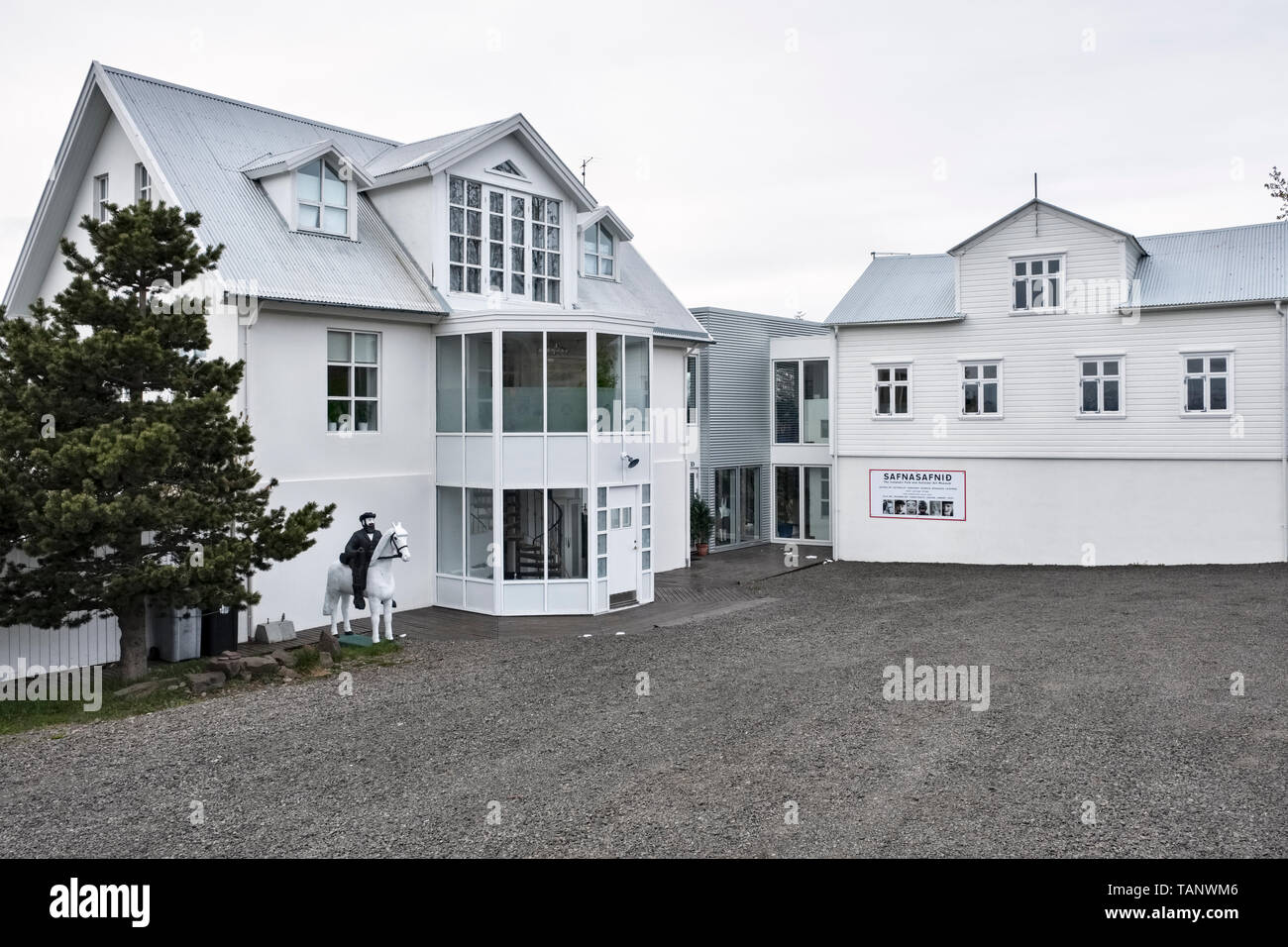 Safnasafnið, il Folk islandese e outsider Art Museum, Akureyri, Islanda, fondata nel 1995 Foto Stock