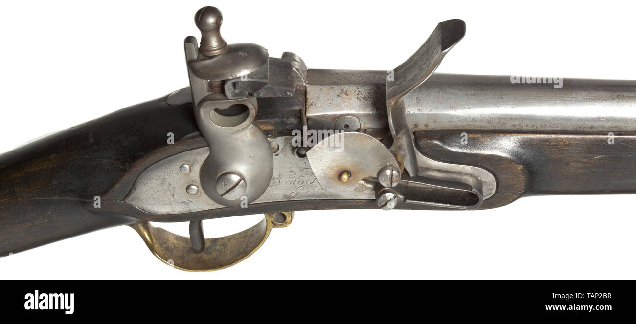 Piccole armi, pistole, flintlock pistola calibro mm, , circa, Additional-Rights-Clearance-Info-Not-Available Foto Stock