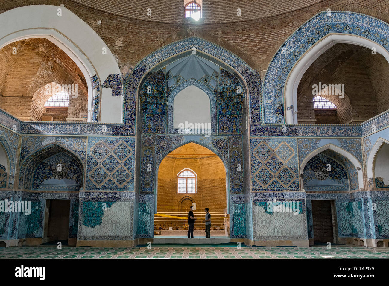 La Moschea Blu, Tabriz, Est l'Azerbaigian, la Repubblica islamica dell Iran Foto Stock