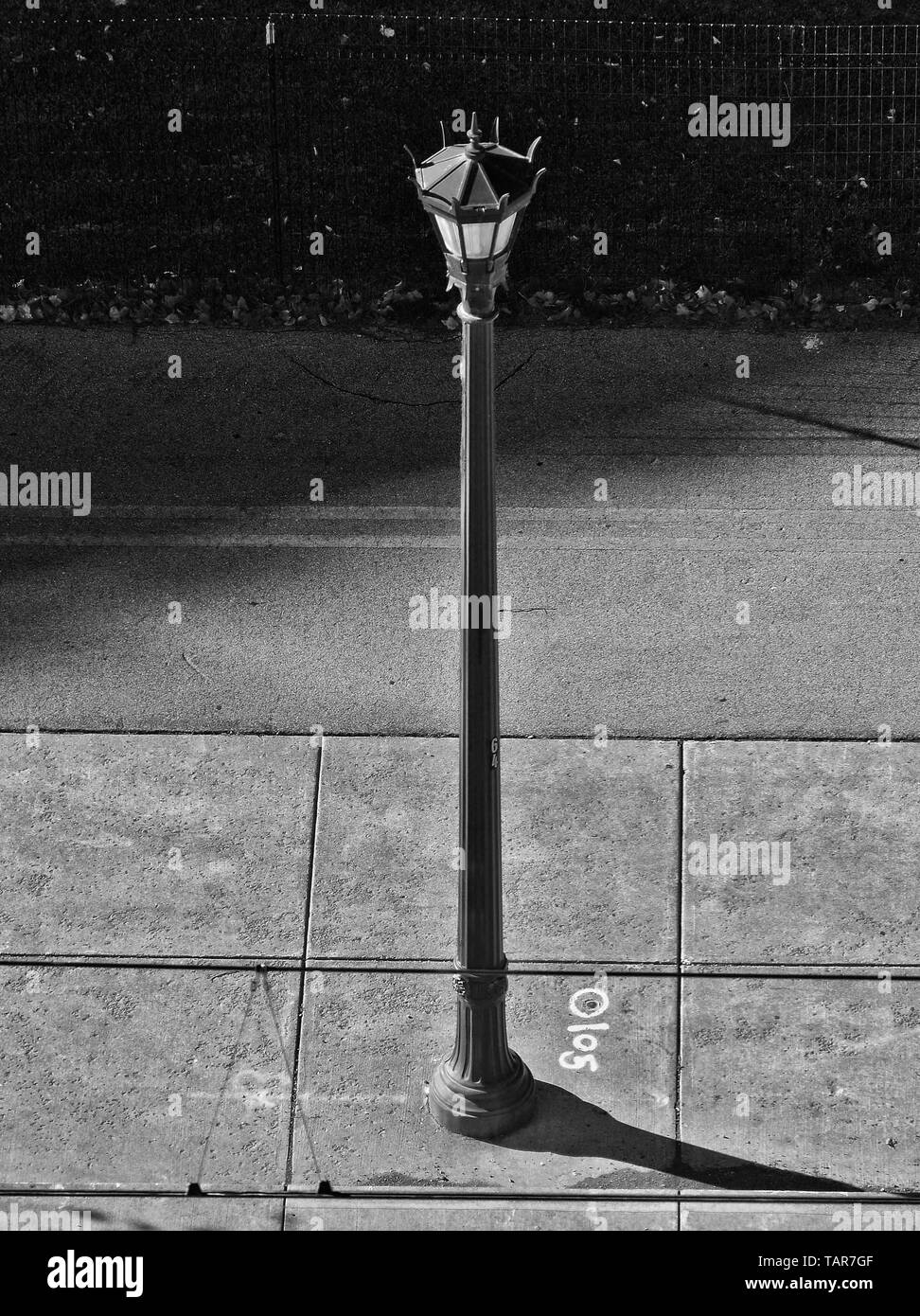 Stile antico lampione Foto Stock