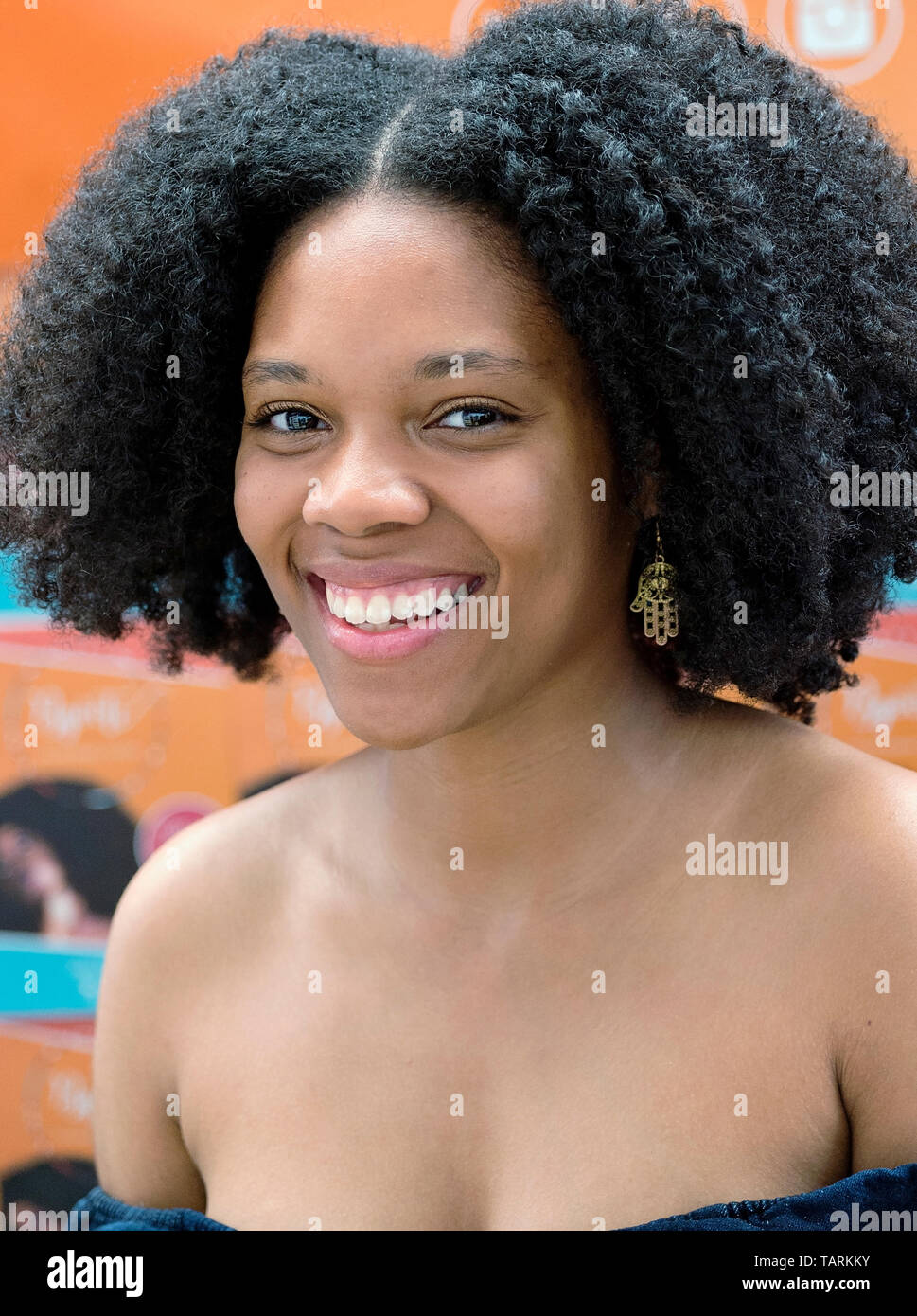 Le foto scattate al 2019 Afro Hair & Beauty show live detenuti ospitati da Stacey Phipps & Scarlette Douglas su 26/27 . Questo è il trentottesimo anno dell'evento ! Foto Stock