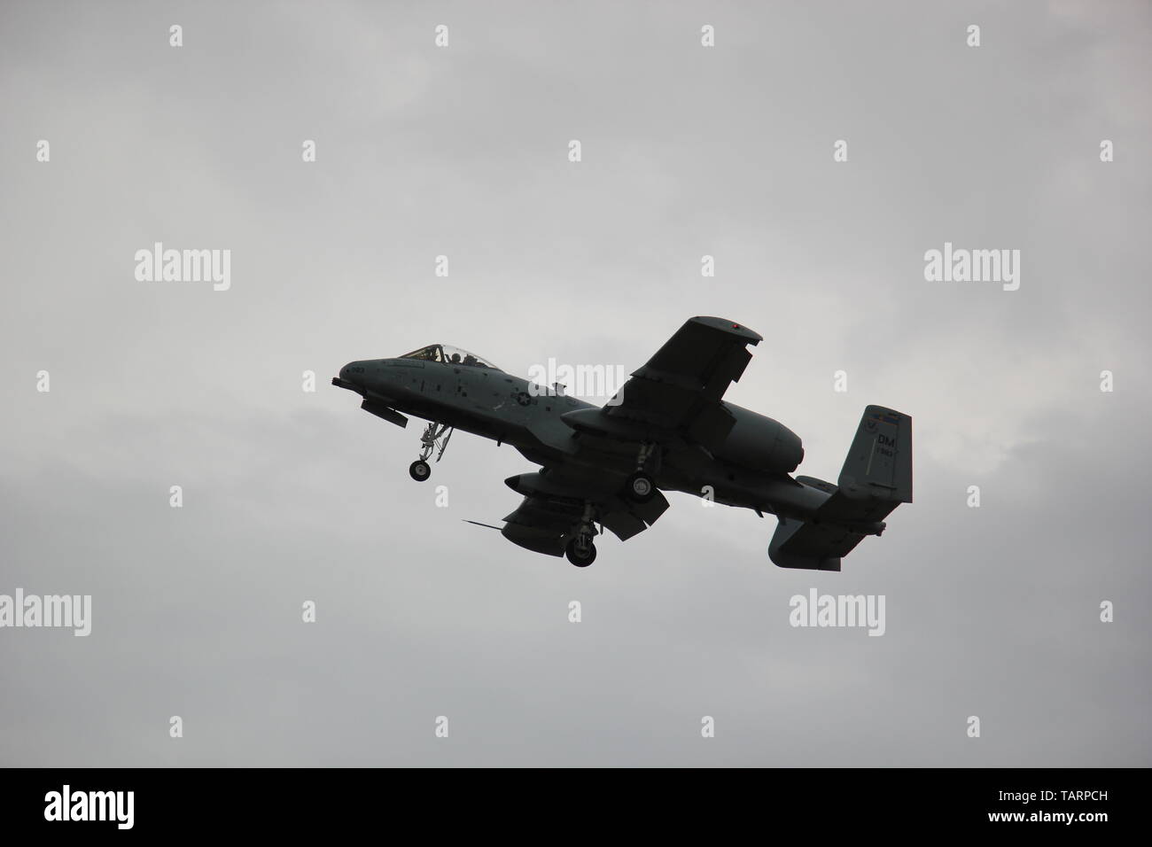 Il combattimento aereo il comando A-10 Warthog Foto Stock