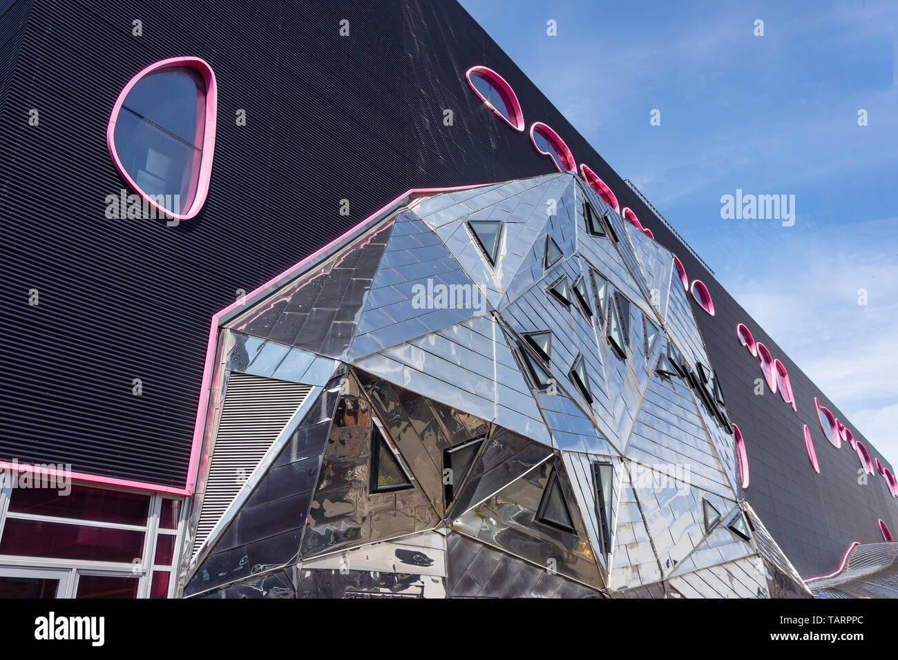 Centrale di sesto edificio, Sandwell College, New Street, West Bromwich, West Midlands, England, Regno Unito Foto Stock