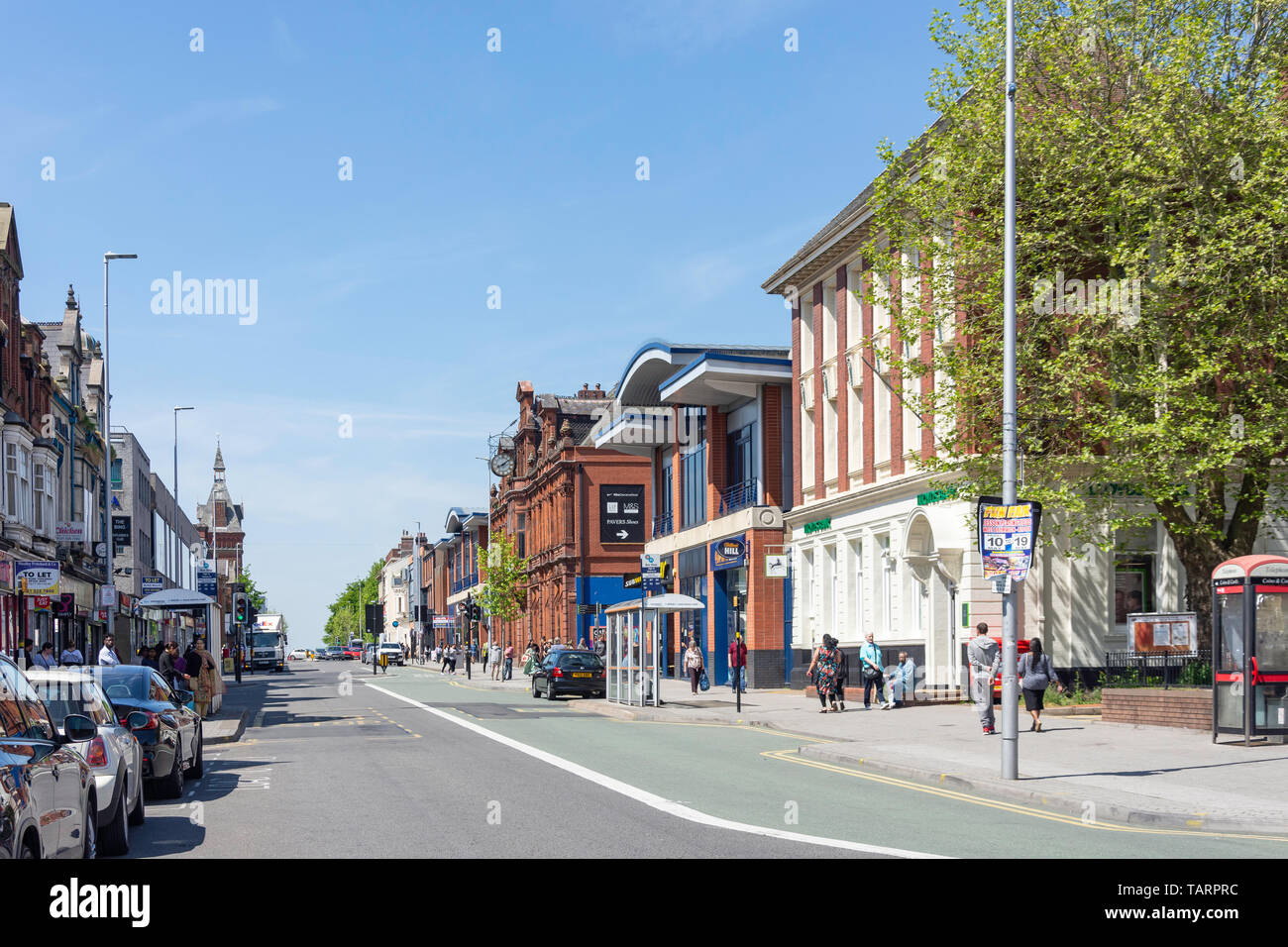 High Street, West Bromwich, West Midlands, England, Regno Unito Foto Stock