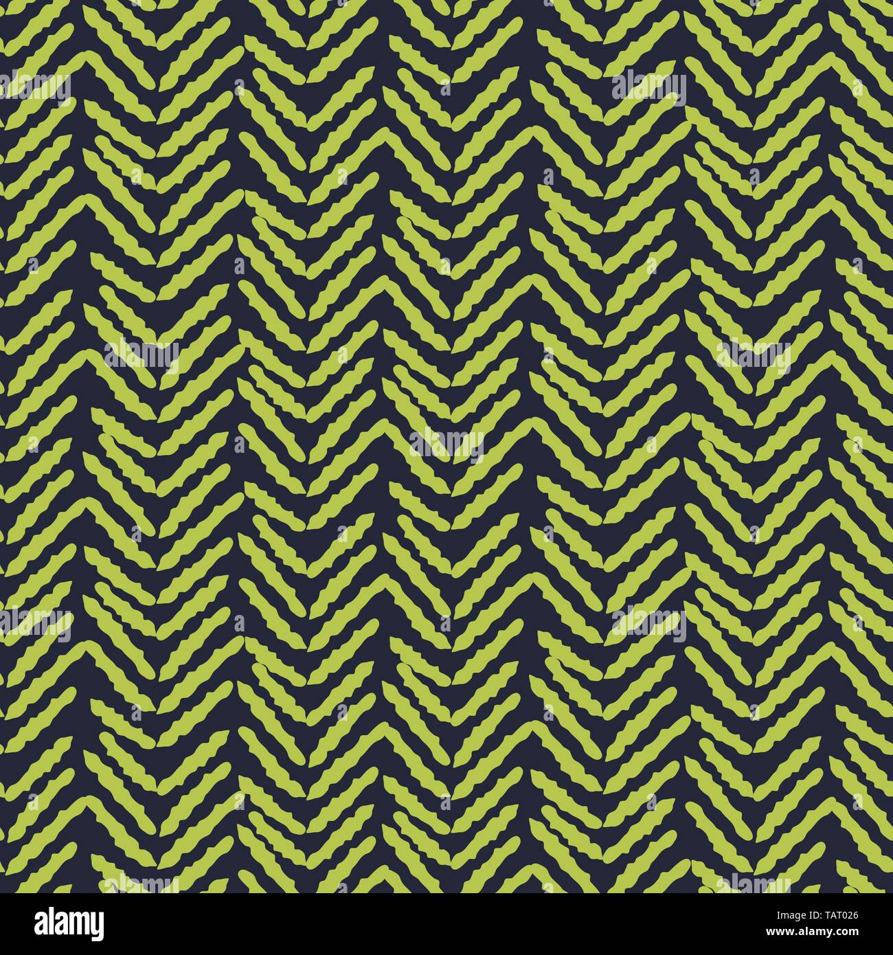 Lisca di pesce azzurro e verde disegnata a mano senza giunture semplici texture. Illustrazione Vettoriale