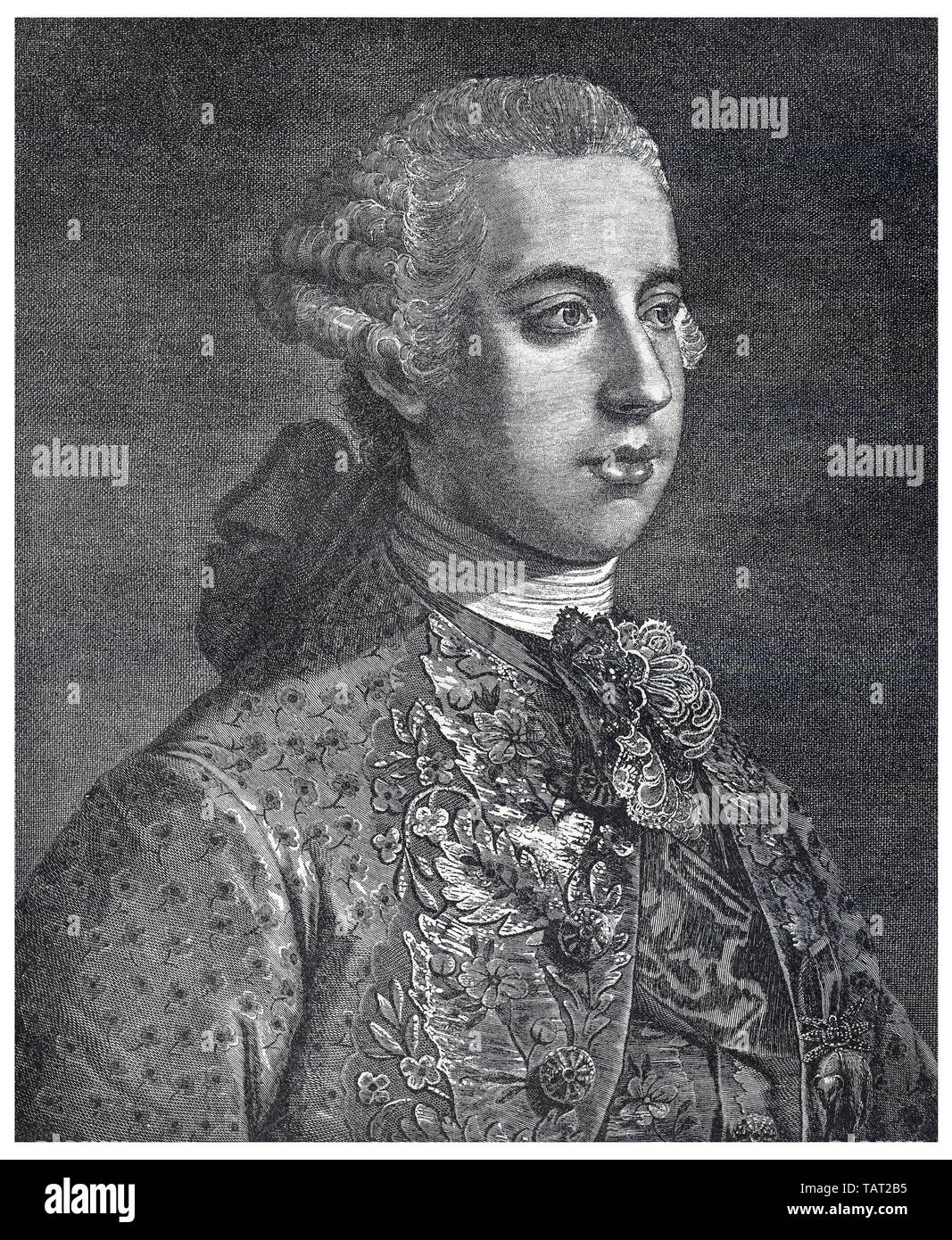 Giuseppe II, 1741-1790, Sacro Romano Imperatore da 1765 a 1790 Foto Stock