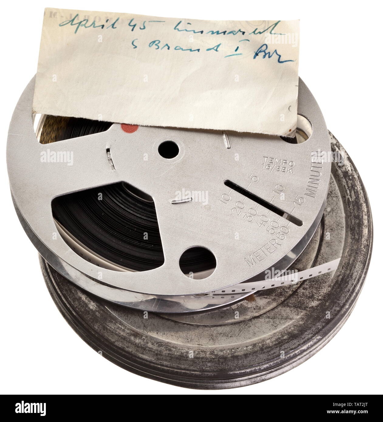 L'offensiva di Vienna nel mese di aprile 1945 - un film amatoriale in  standard di 8 mm formato, materiale in film in bobina associata tin recanti  la scritta (tr). 'Aprile 45 -