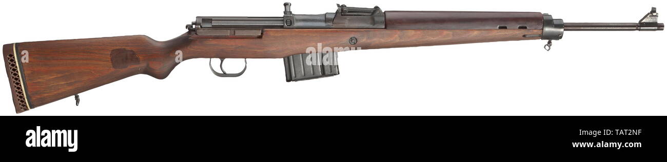 Armi di servizio, Germania fino al 1945, fucile automatico G 43, codice ac 44, calibro 8 x 57, numero 6022j, Editorial-Use-solo Foto Stock