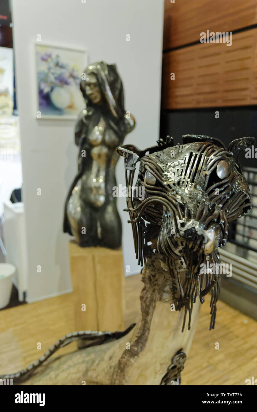 Parigi, Francia. 26Maggio, 2019. Illustrazione di Art Shopping presso il Carrousel du Louvre.Credit:Veronique Phitoussi/Alamy Stock Photo Foto Stock