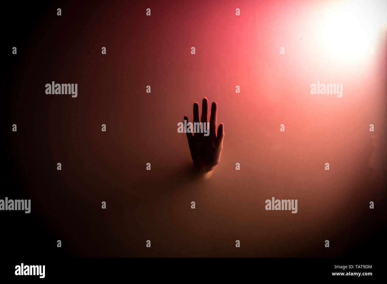 Supporto, una mano, una mano, consolante, tenendo le mani, la cura e la depressione - tristezza, donne, amicizia, Persone di speranza - Concetto, solo le donne, amore - Emo Foto Stock