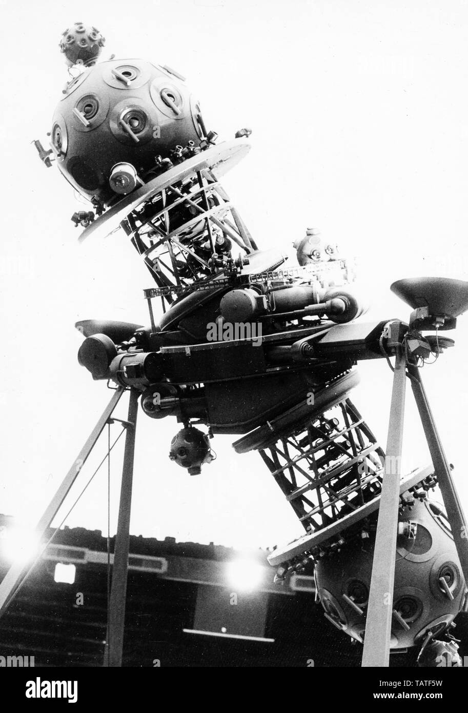 Proiettore Zeiss del Planetario di Milano, 70s Foto Stock