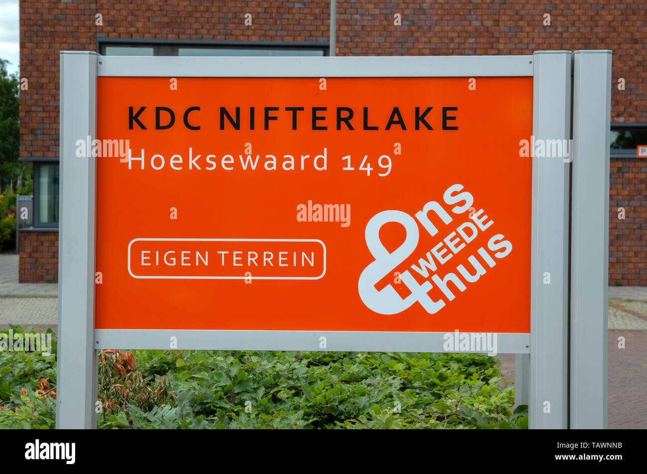 Affissioni Nifterlake KDC a Amsterdam Paesi Bassi 2019 Foto Stock