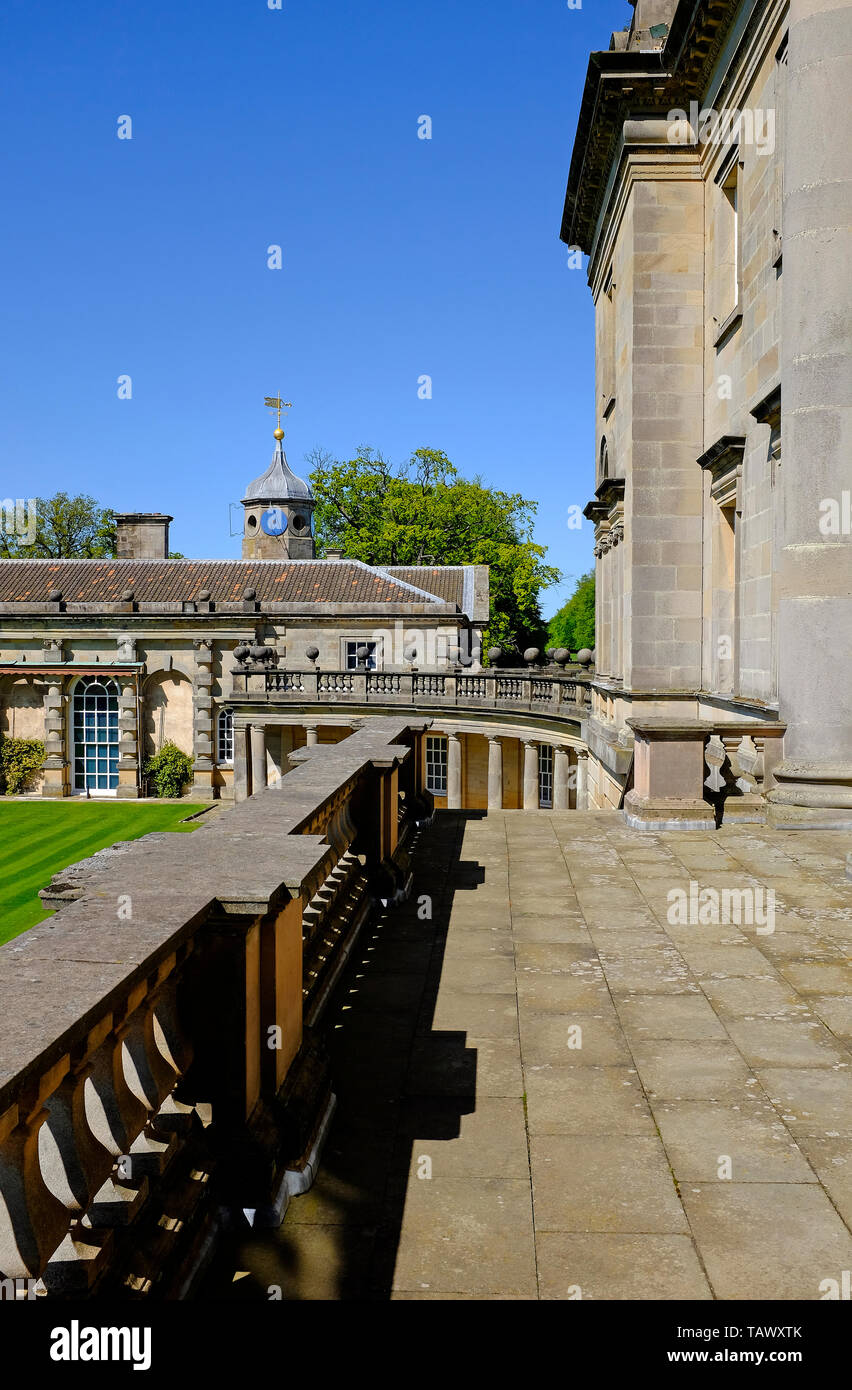 Houghton hall, Norfolk, Inghilterra Foto Stock