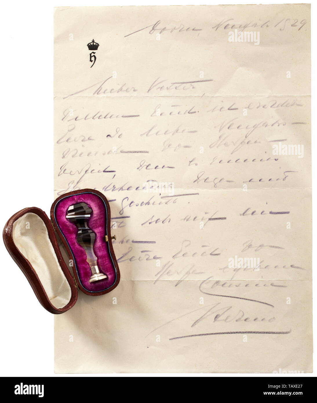 Imperatrice Hermine della Prussia (1887 - 1947) - un sigillo ...