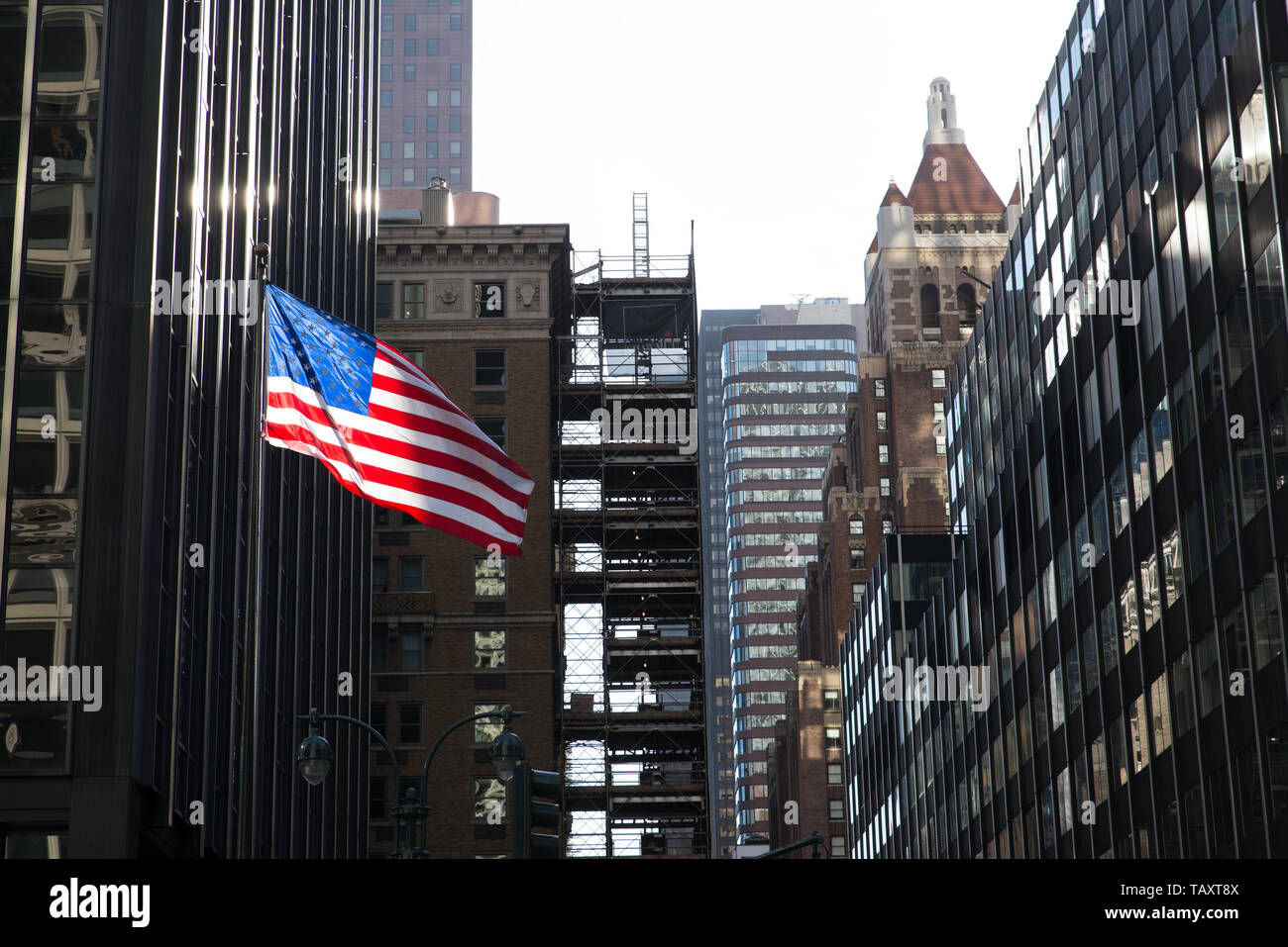 Blocco ufficio a Manhattan, New York City, Stati Uniti d'America. / / Bürogebäude Immeuble de bureaux. Foto Stock