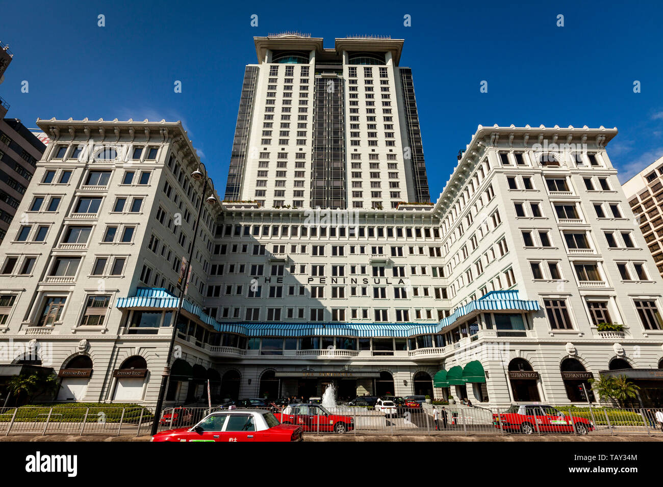 L'Hotel Peninsula, Kowloon, Hong Kong, Cina Foto Stock