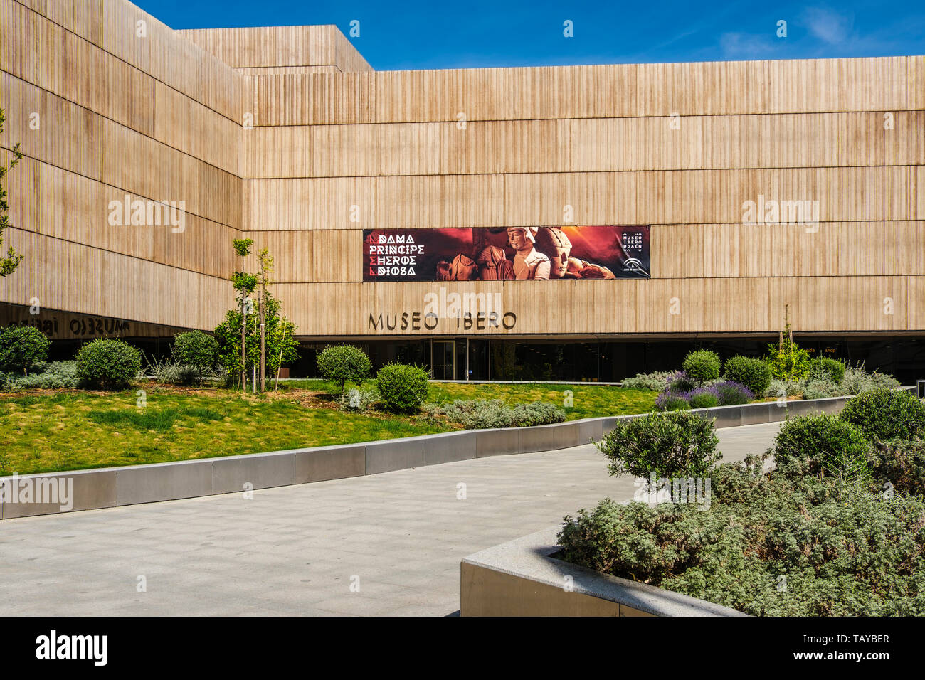 Vista esterna del museo iberica. Jaén, southern Andalusia. Spagna europa Foto Stock