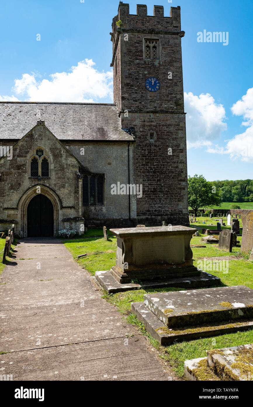 Chiesa di Santo Stefano e St Tathan, Caerwent, Galles Foto Stock