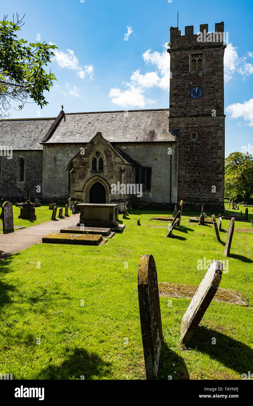 Chiesa di Santo Stefano e St Tathan, Caerwent, Galles Foto Stock