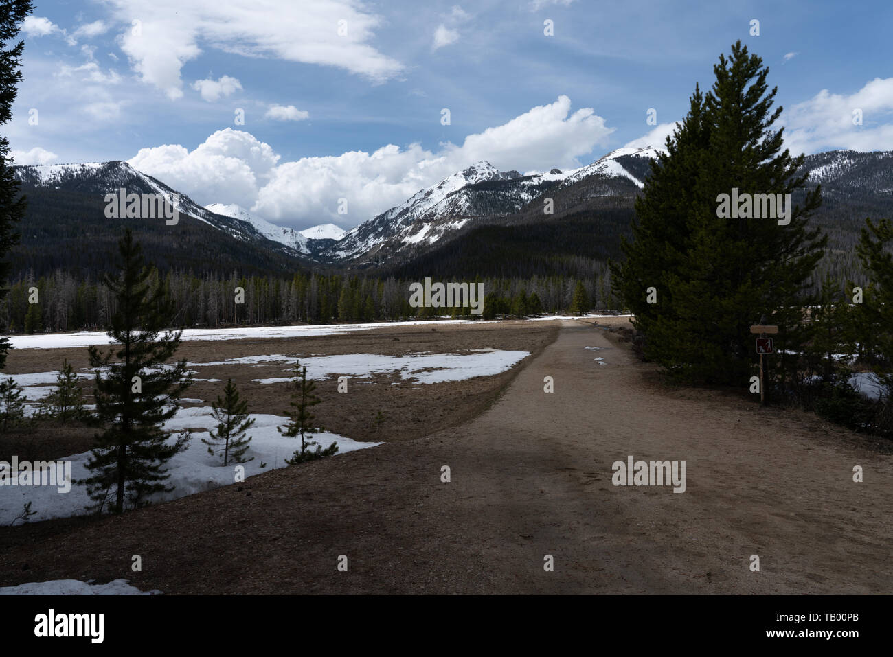 Parco Nazionale delle Montagne Rocciose - Grand Lake, Colorado. Foto Stock