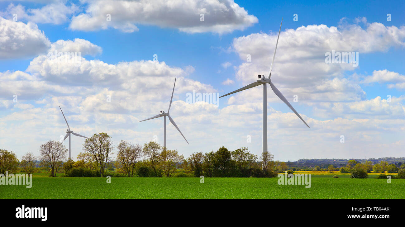 Biggleswade Wind Farm, REGNO UNITO Foto Stock