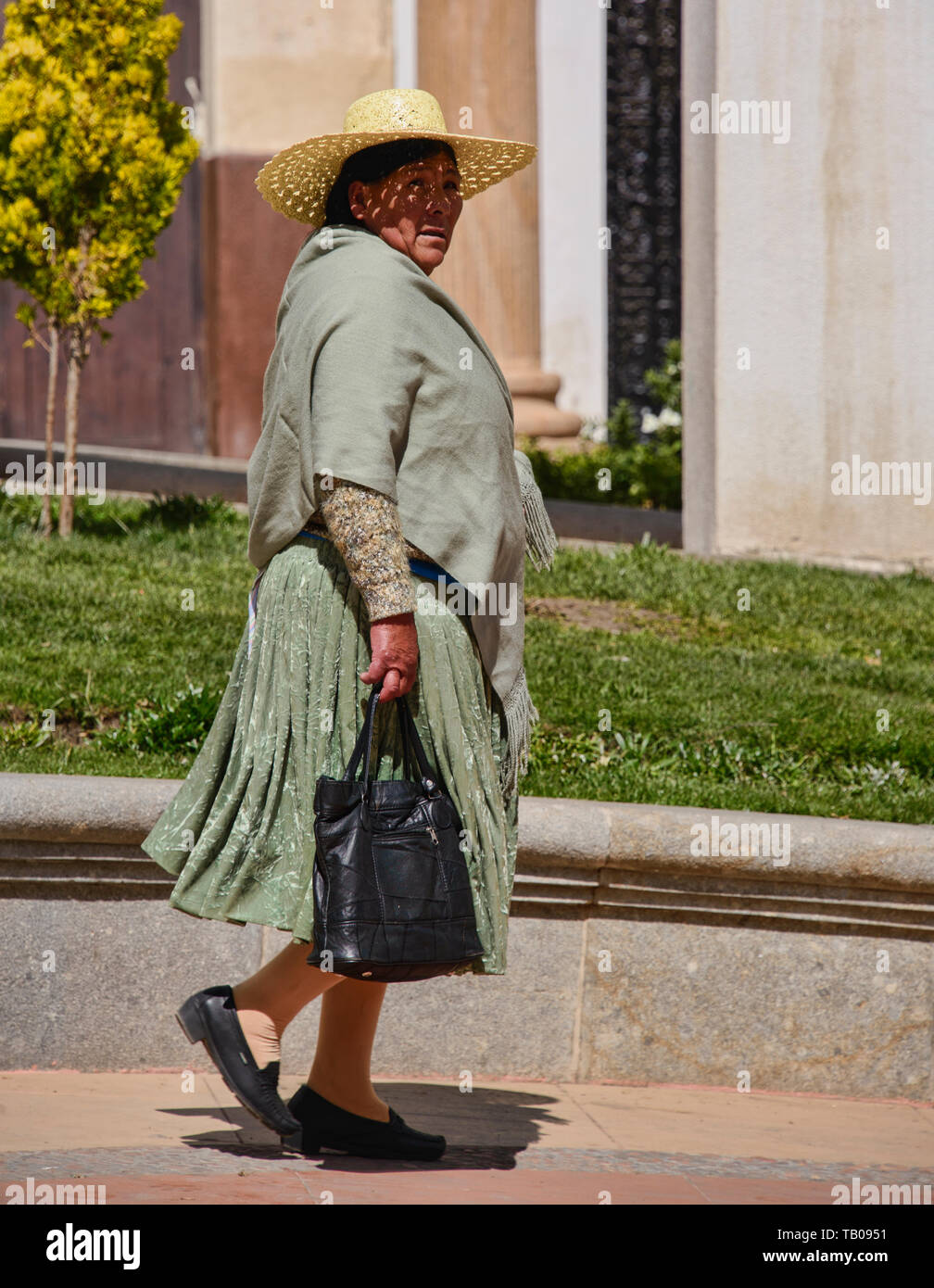 Cholita, Potosí, Bolivia Foto Stock