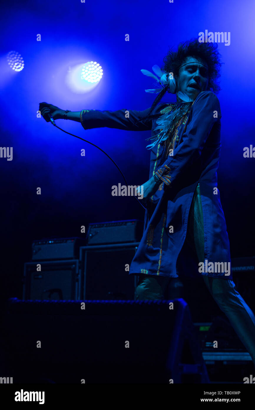 Lead singer Josh Kiszka - Greta Van Fleet effettuare a Toronto, Canada Foto Stock